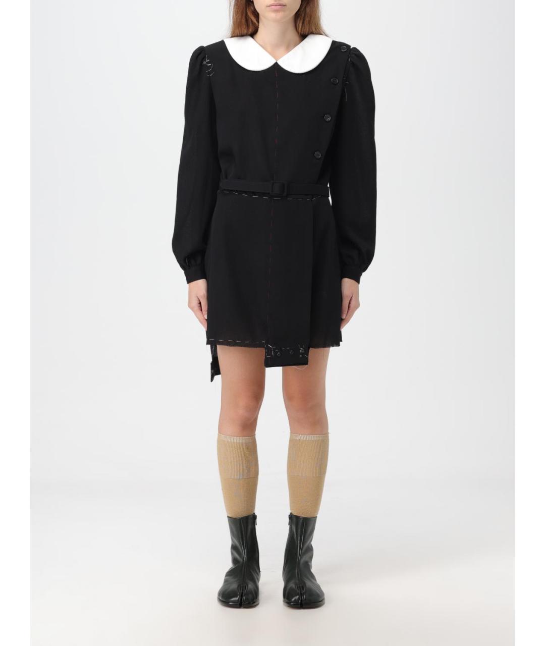 MAISON MARGIELA Черное повседневное платье, фото 2