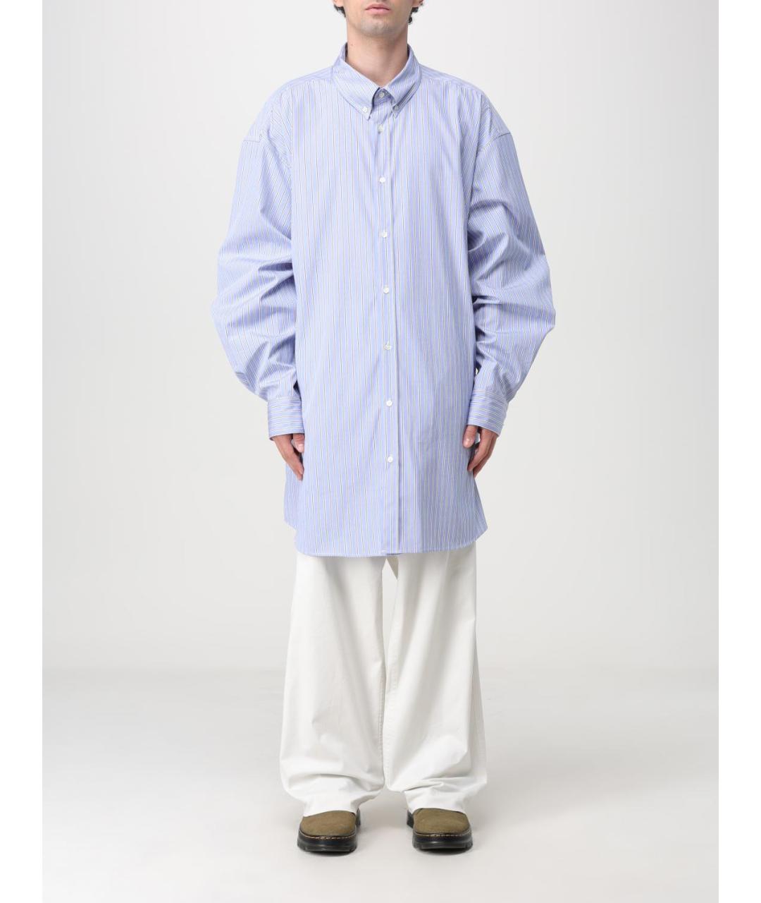 MAISON MARGIELA Голубая кэжуал рубашка, фото 2