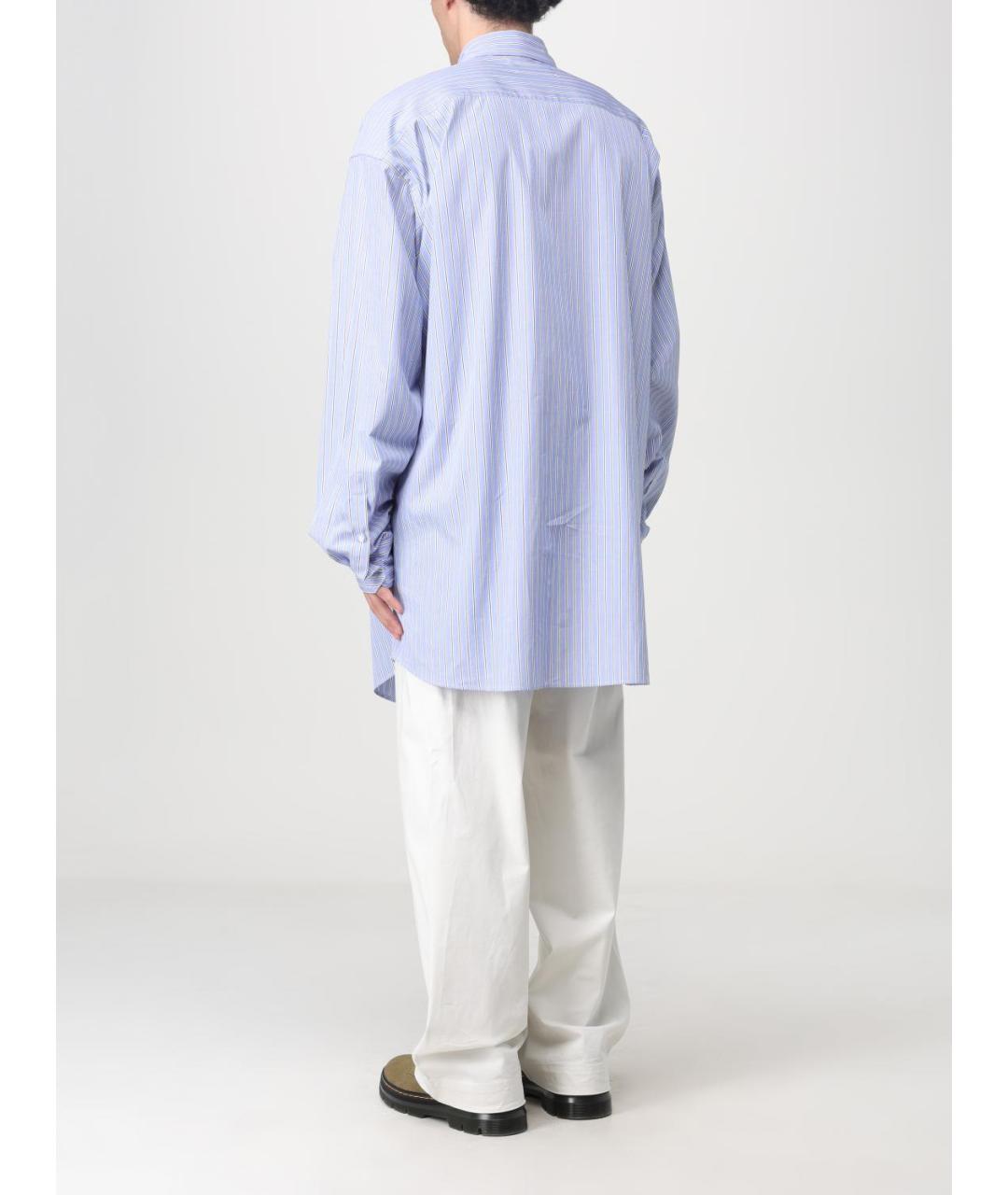 MAISON MARGIELA Голубая кэжуал рубашка, фото 4