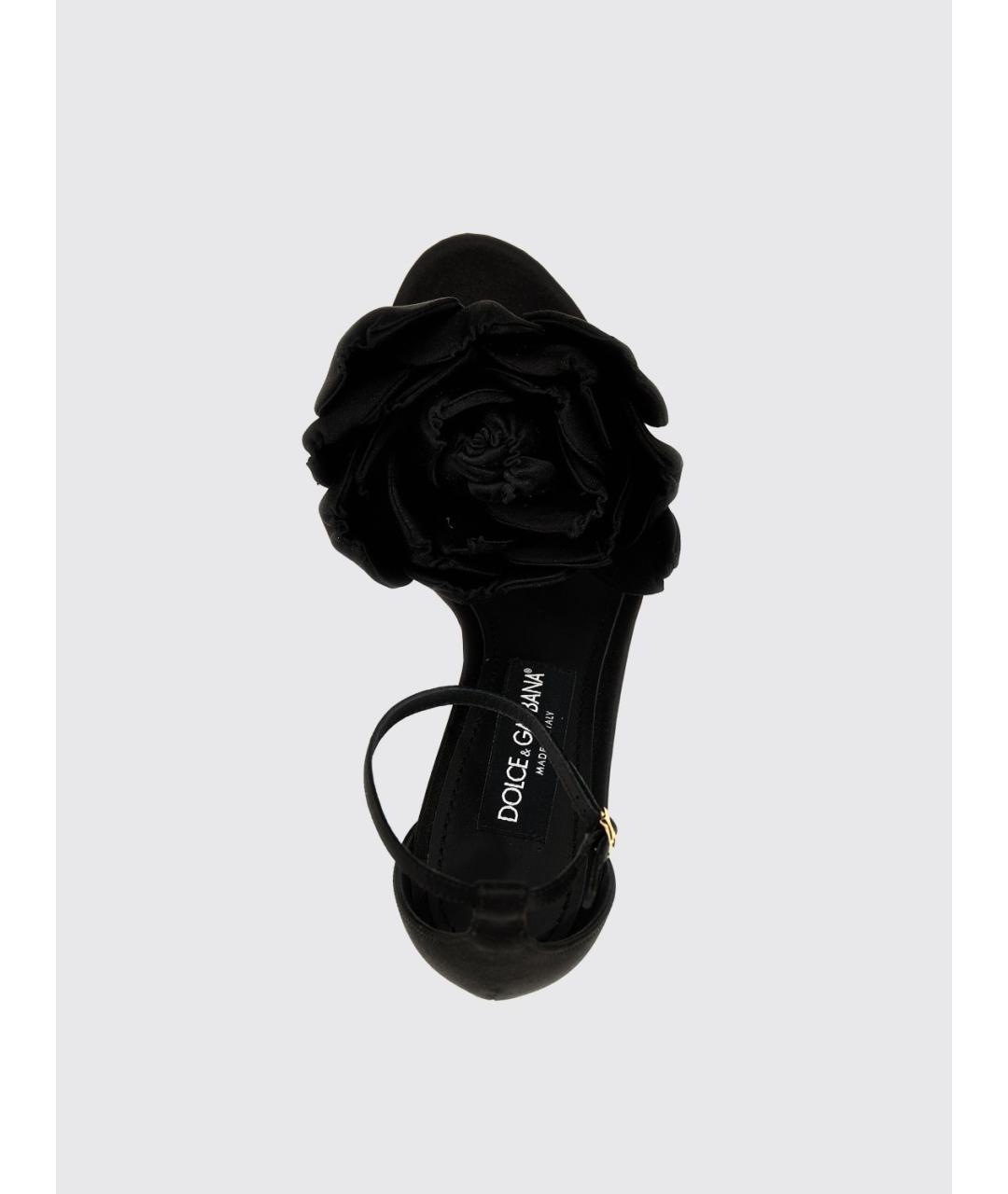 DOLCE&GABBANA Черные босоножки, фото 3