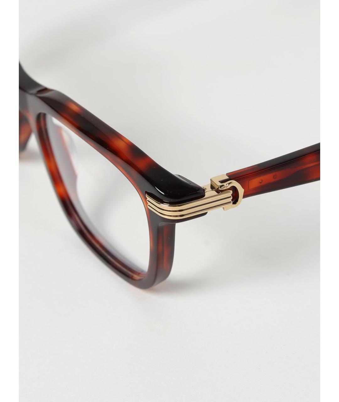 CARTIER Коричневые солнцезащитные очки, фото 4