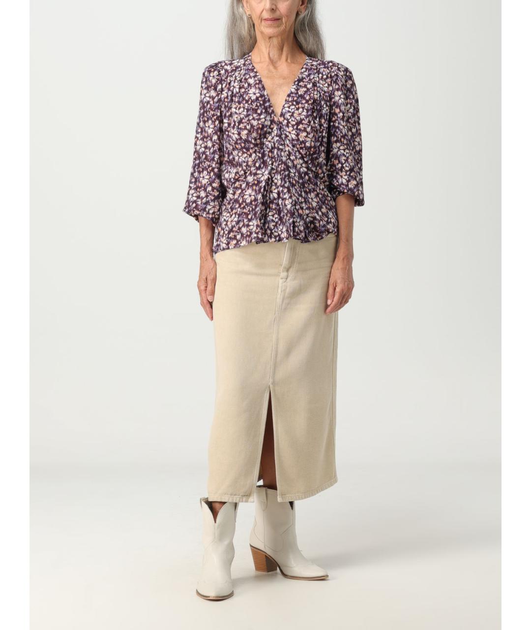 ISABEL MARANT Фиолетовая блузы, фото 3