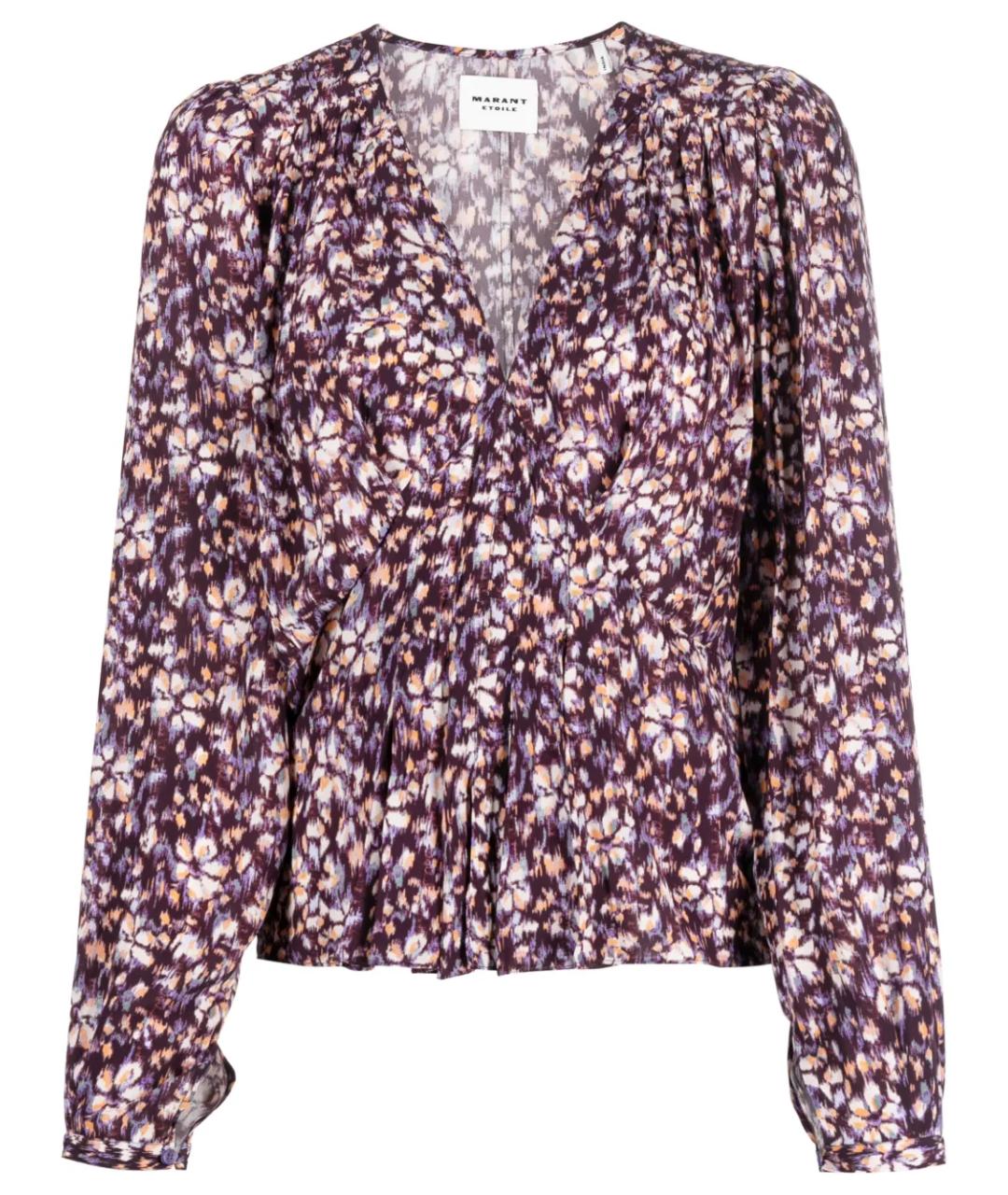 ISABEL MARANT Фиолетовая блузы, фото 1