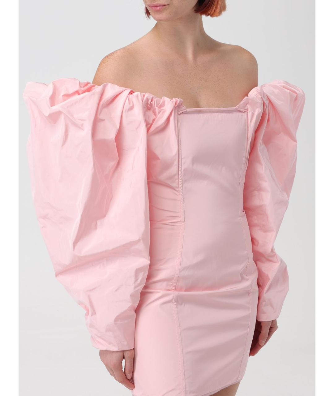 JACQUEMUS Розовое платье, фото 5