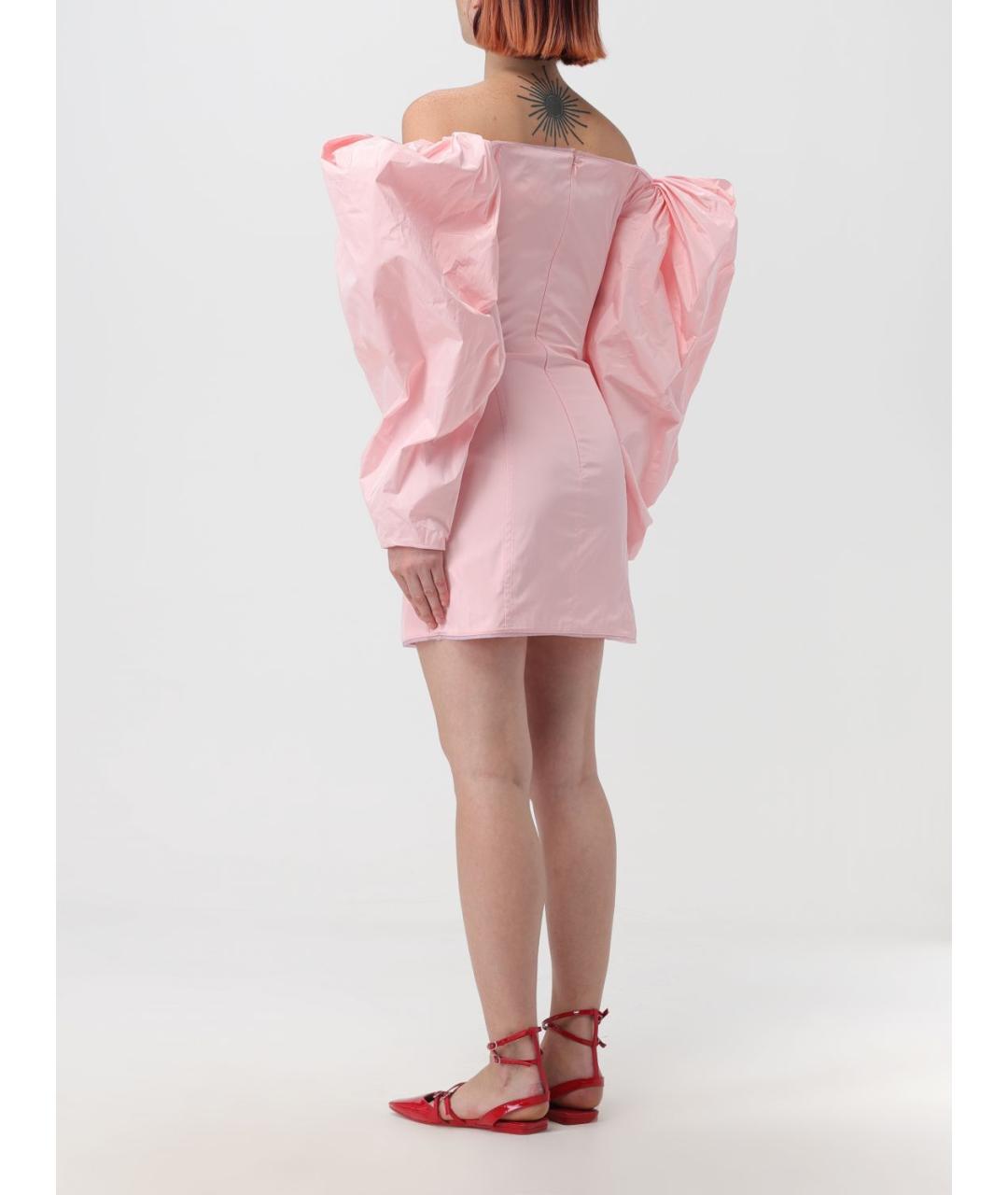 JACQUEMUS Розовое платье, фото 3