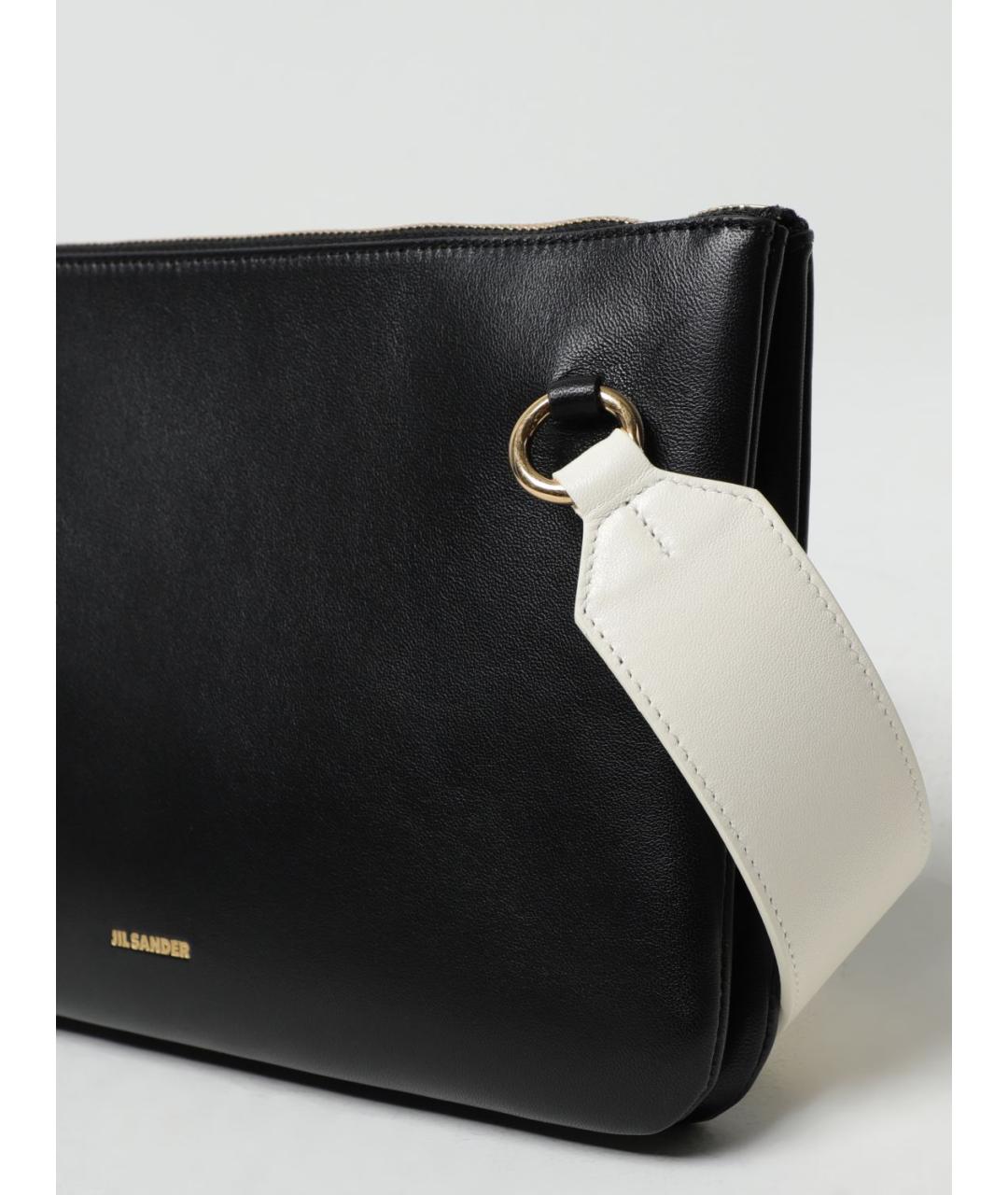 JIL SANDER Черная сумка через плечо, фото 3