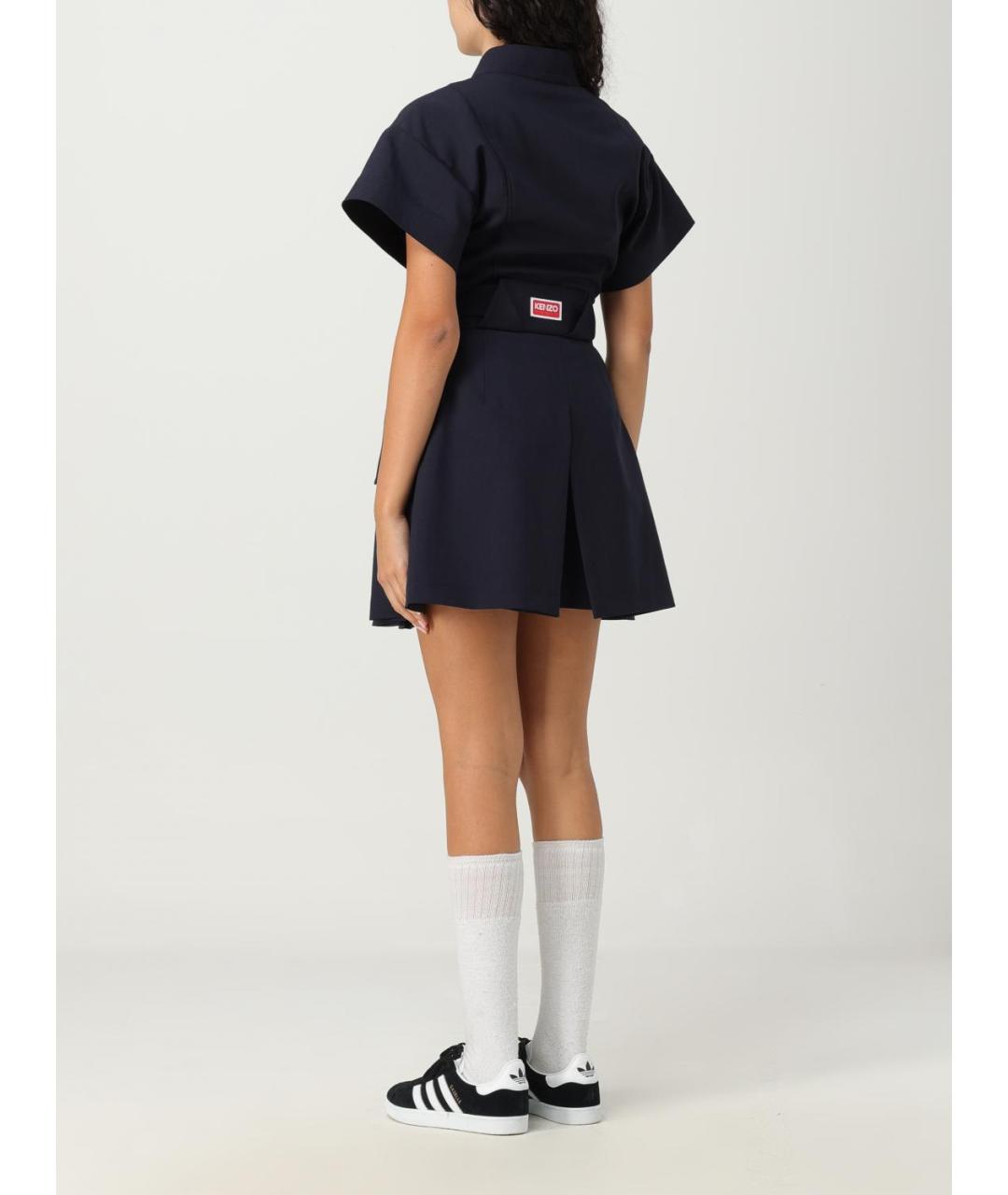 KENZO Синее платье, фото 3