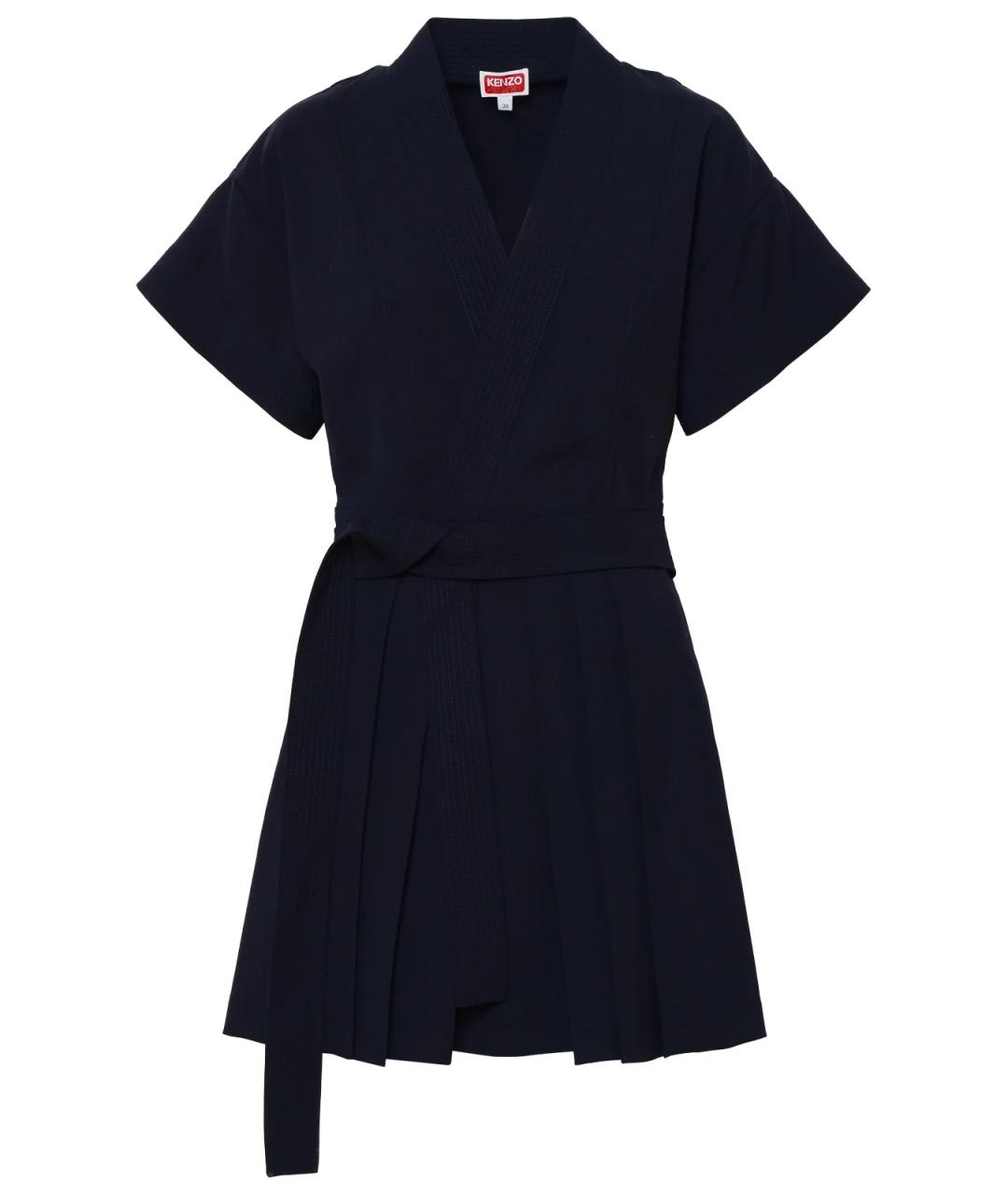 KENZO Синее платье, фото 1
