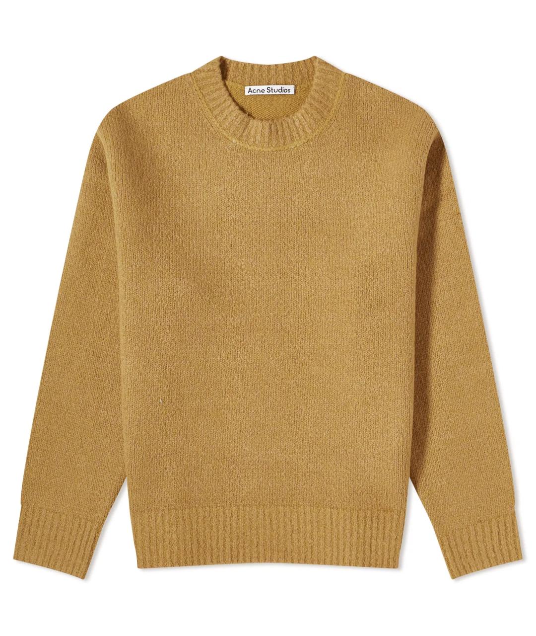 ACNE STUDIOS Коричневый джемпер / свитер, фото 1