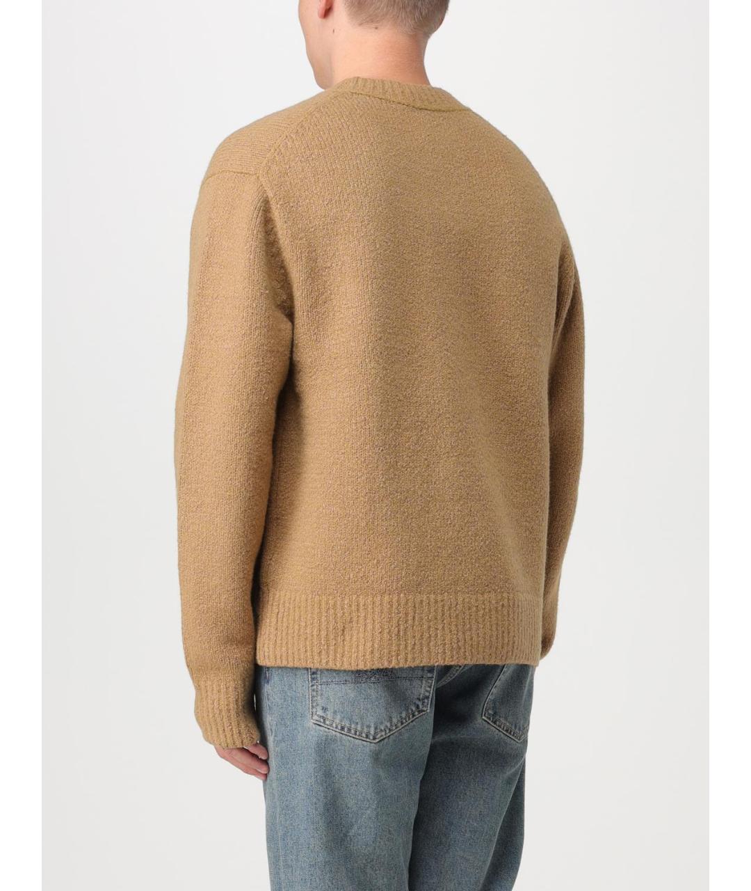 ACNE STUDIOS Коричневый джемпер / свитер, фото 4