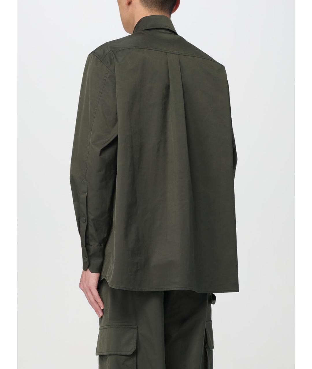 VALENTINO Зеленая кэжуал рубашка, фото 4