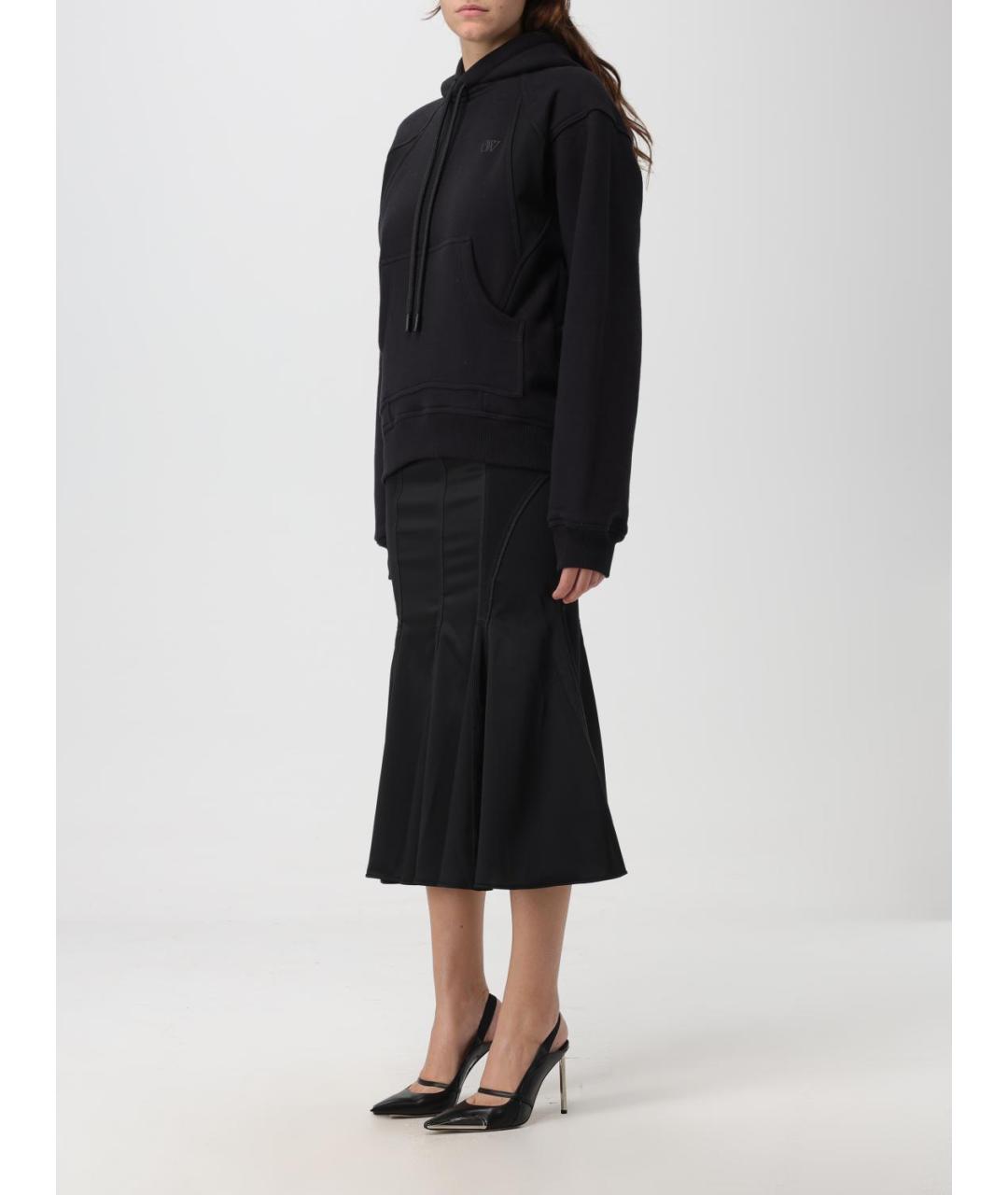 OFF-WHITE Черное платье, фото 4