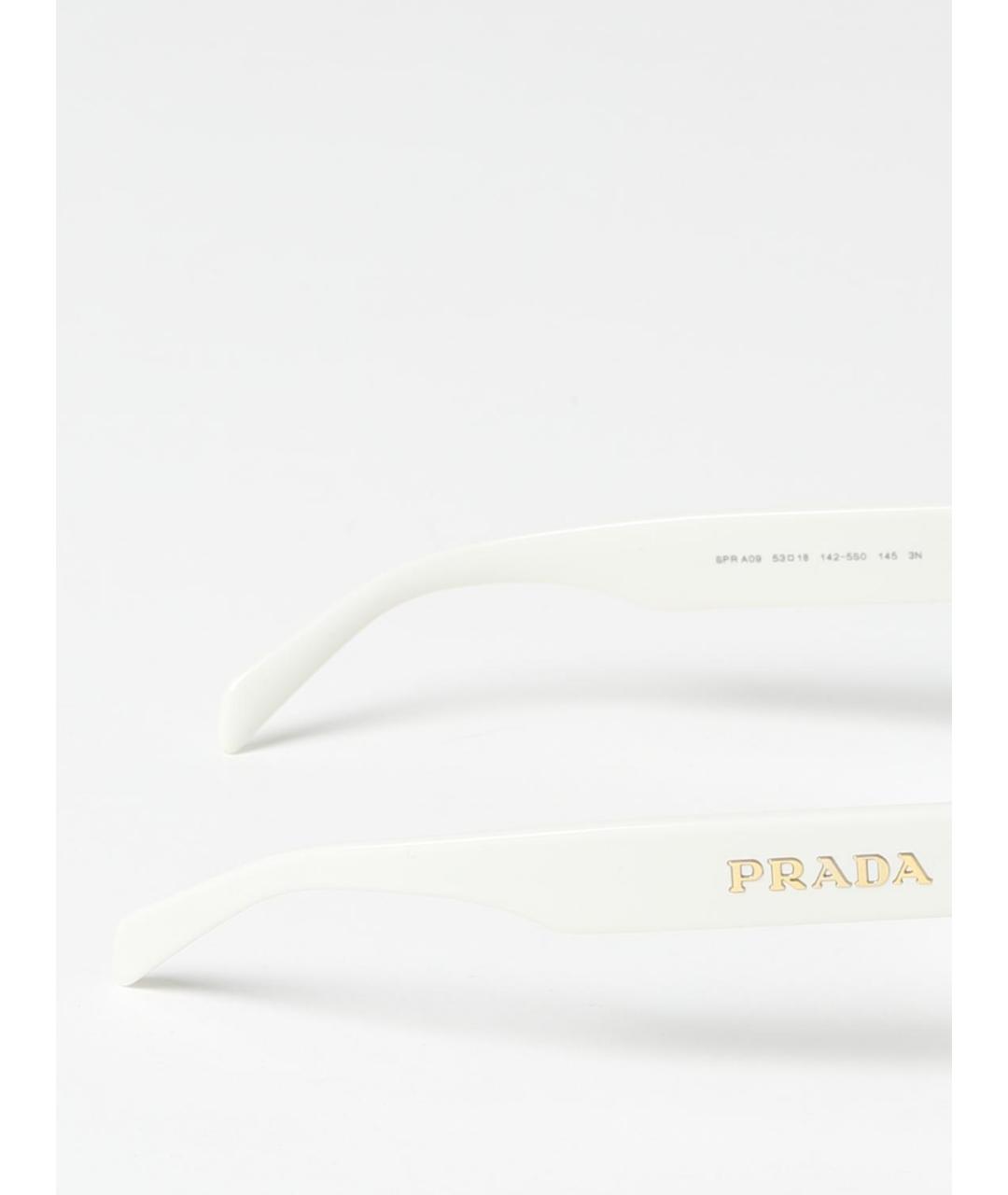 PRADA Белые солнцезащитные очки, фото 3