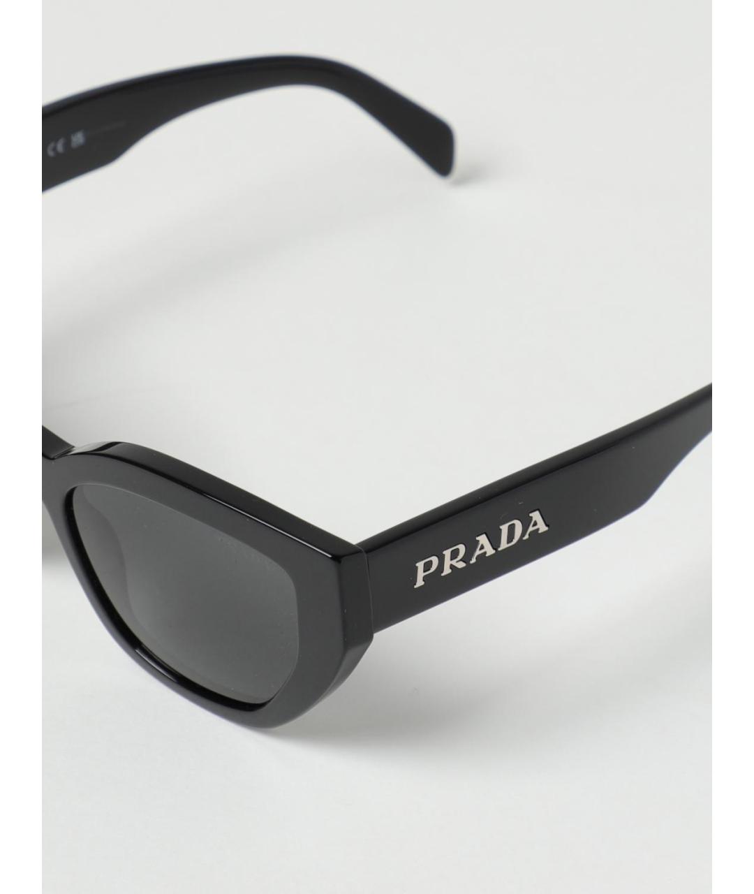 PRADA Черные солнцезащитные очки, фото 4