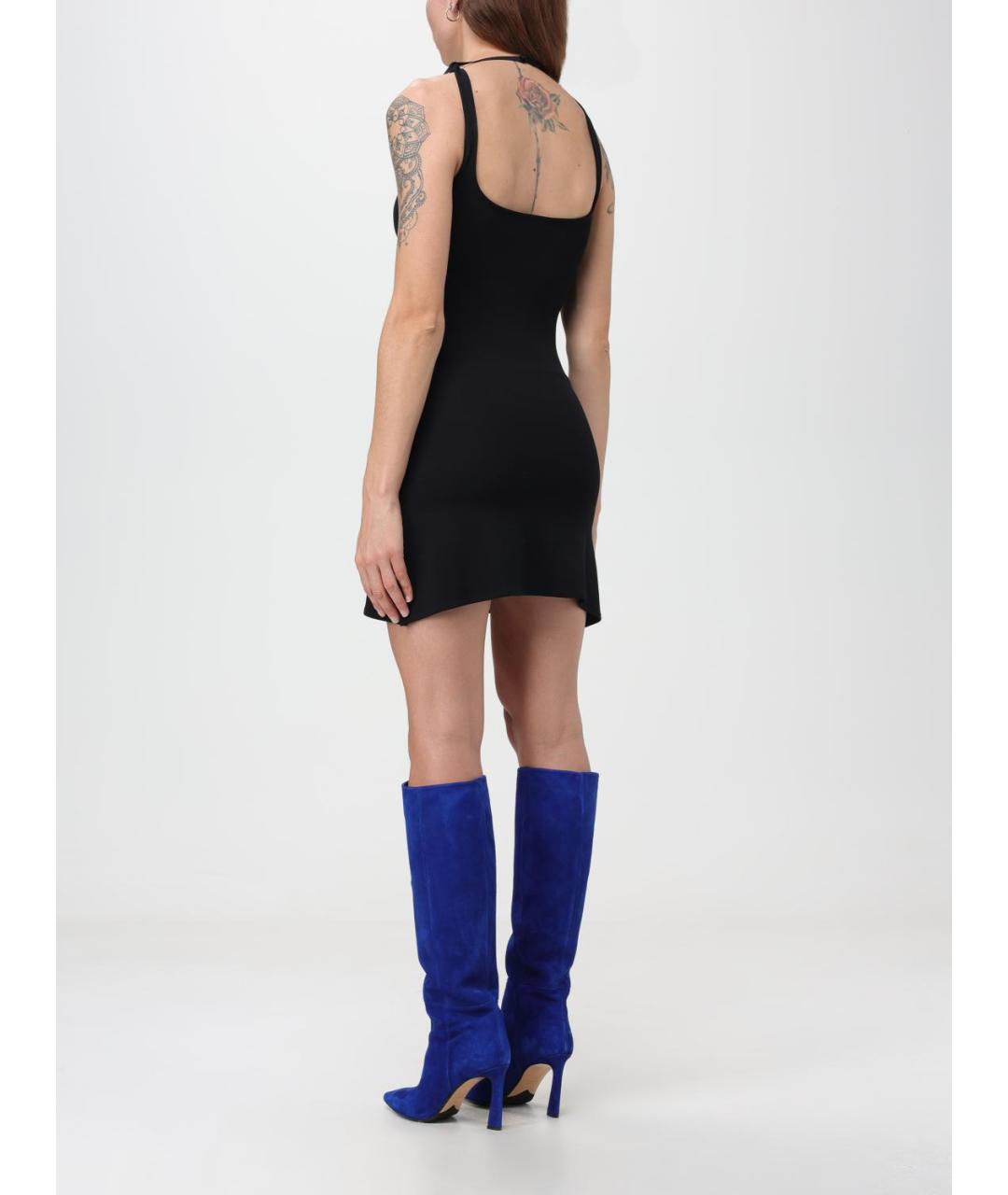 COURREGES Черное коктейльное платье, фото 4
