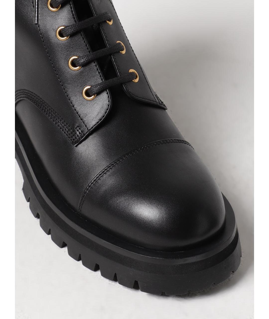 BALMAIN Черные ботинки, фото 4