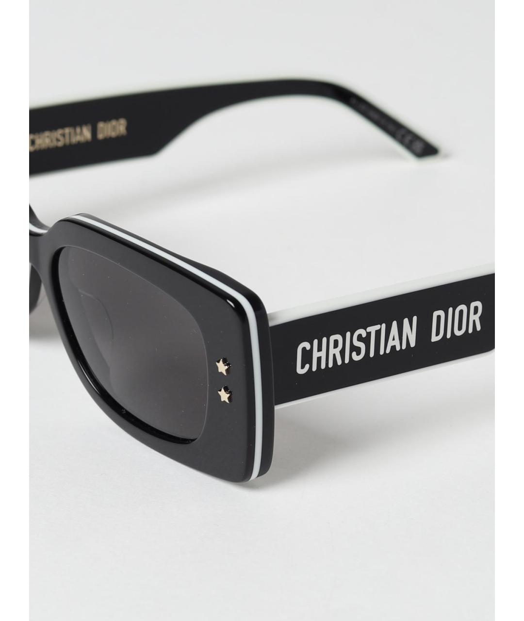 CHRISTIAN DIOR Черные солнцезащитные очки, фото 4