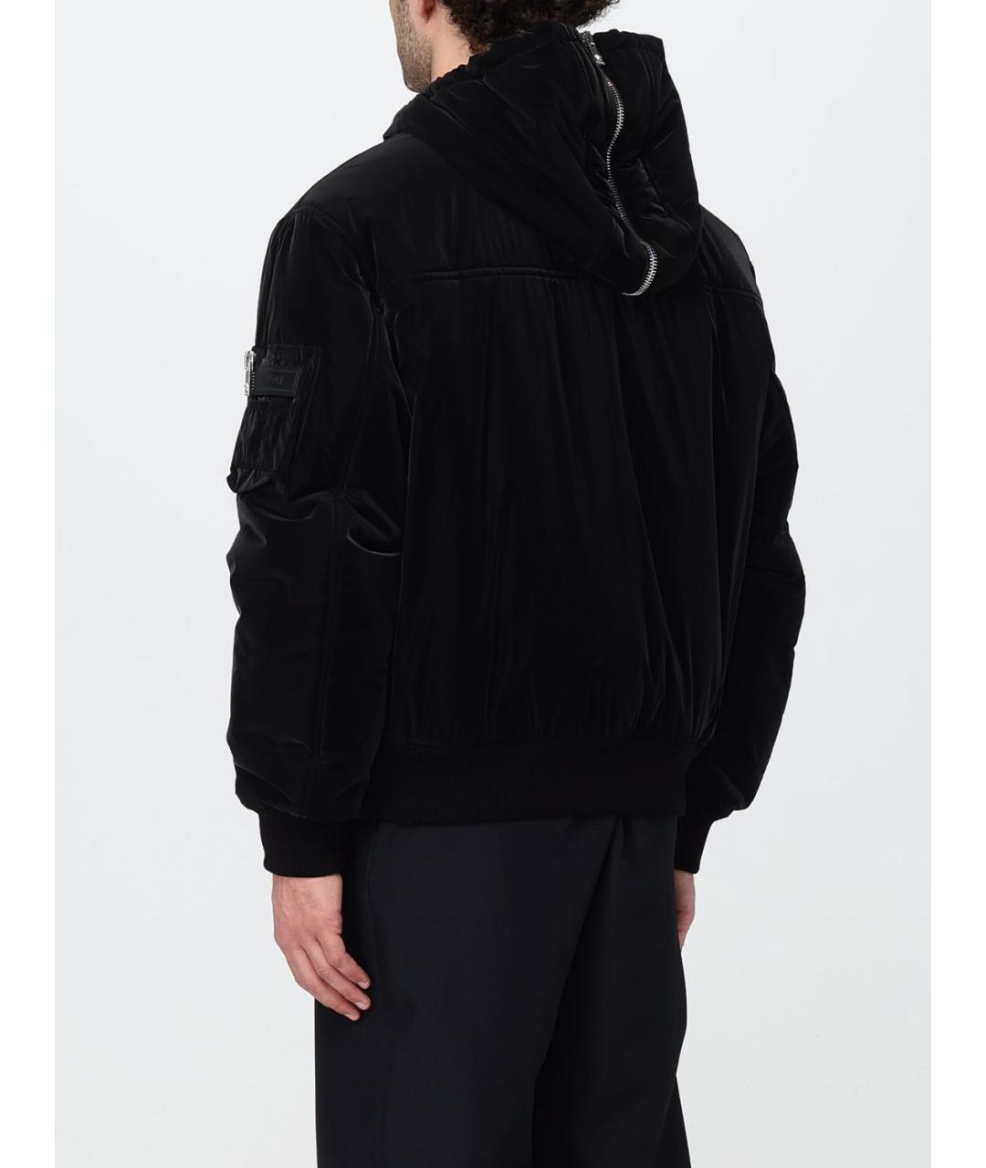 VERSACE Черная куртка, фото 4