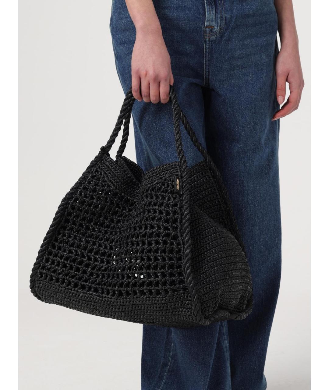 MAX MARA Черная сумка тоут, фото 2