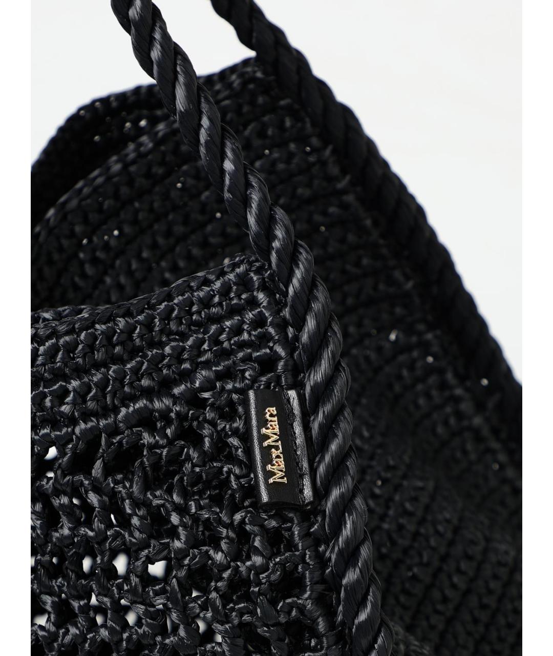 MAX MARA Черная сумка тоут, фото 4