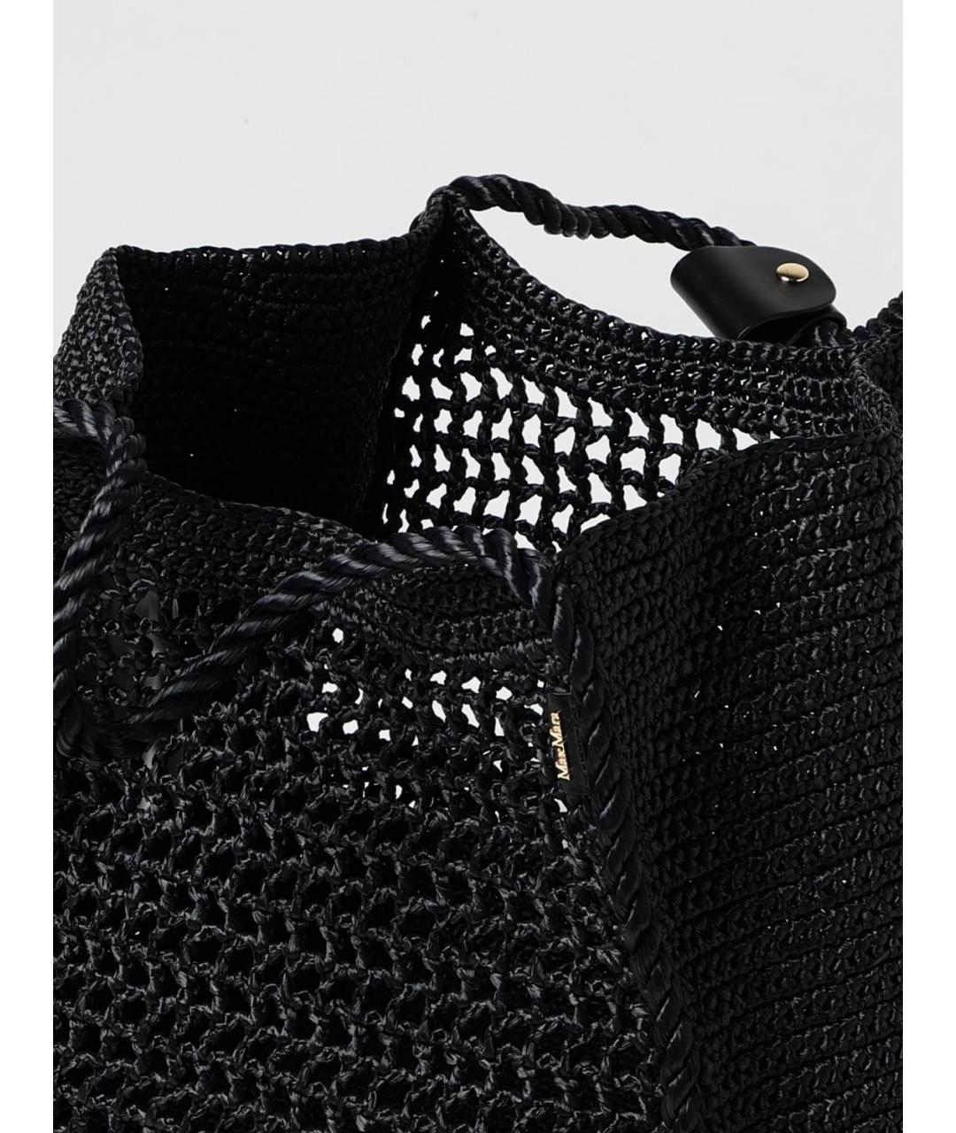 MAX MARA Черная сумка тоут, фото 5