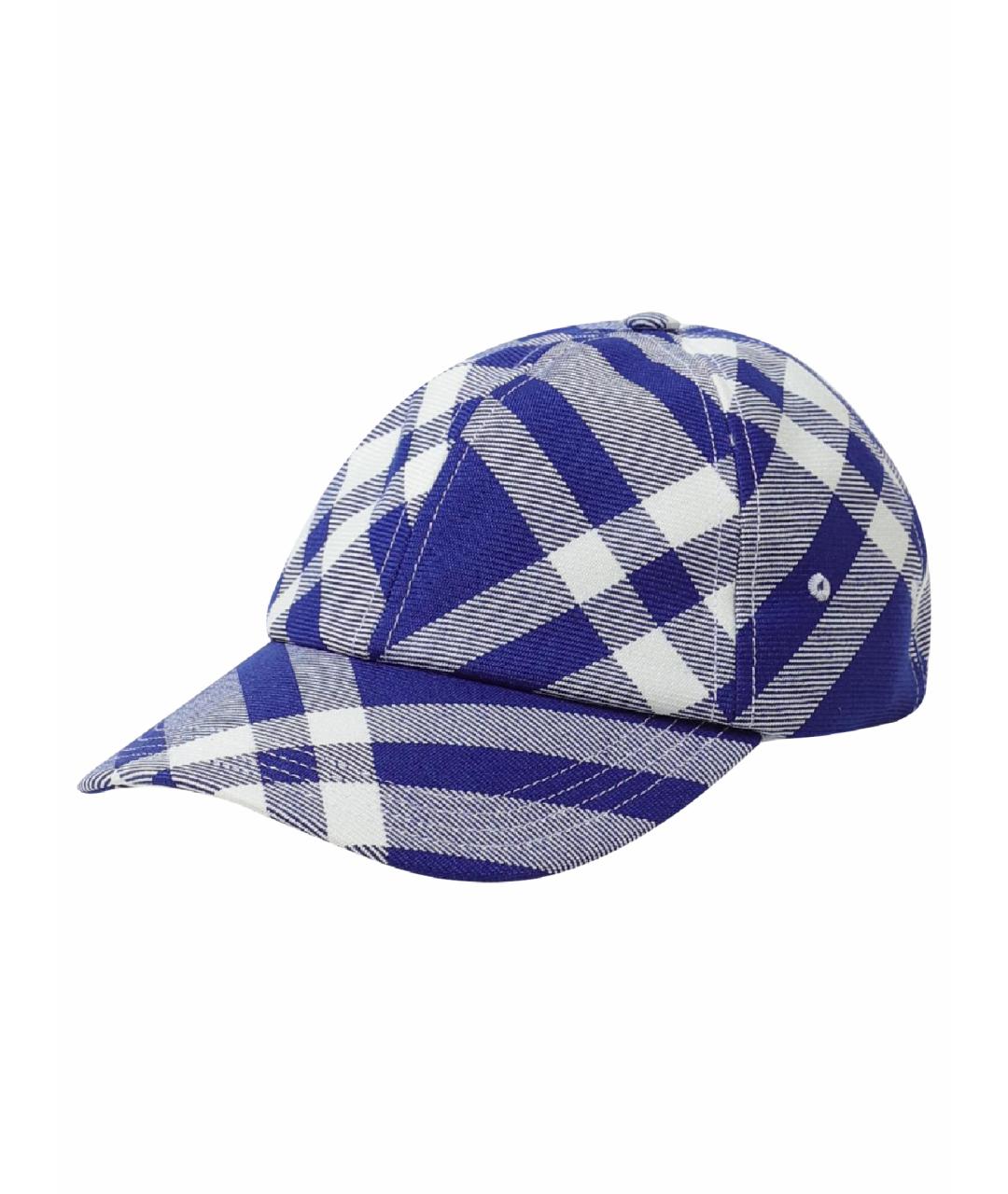 BURBERRY Синяя кепка/бейсболка, фото 1