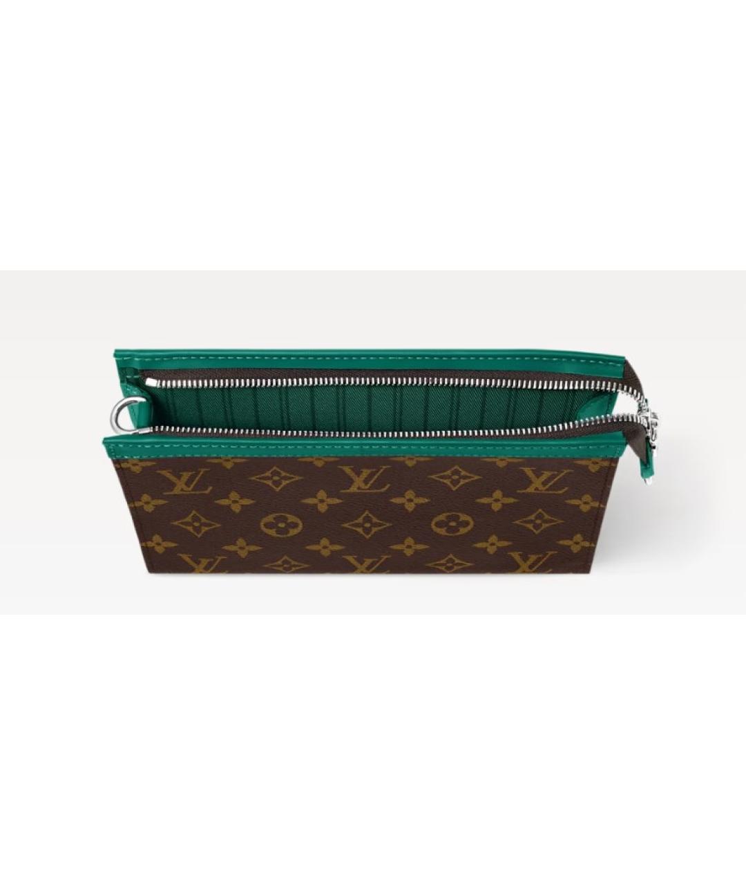 LOUIS VUITTON Коричневая барсетка, фото 3
