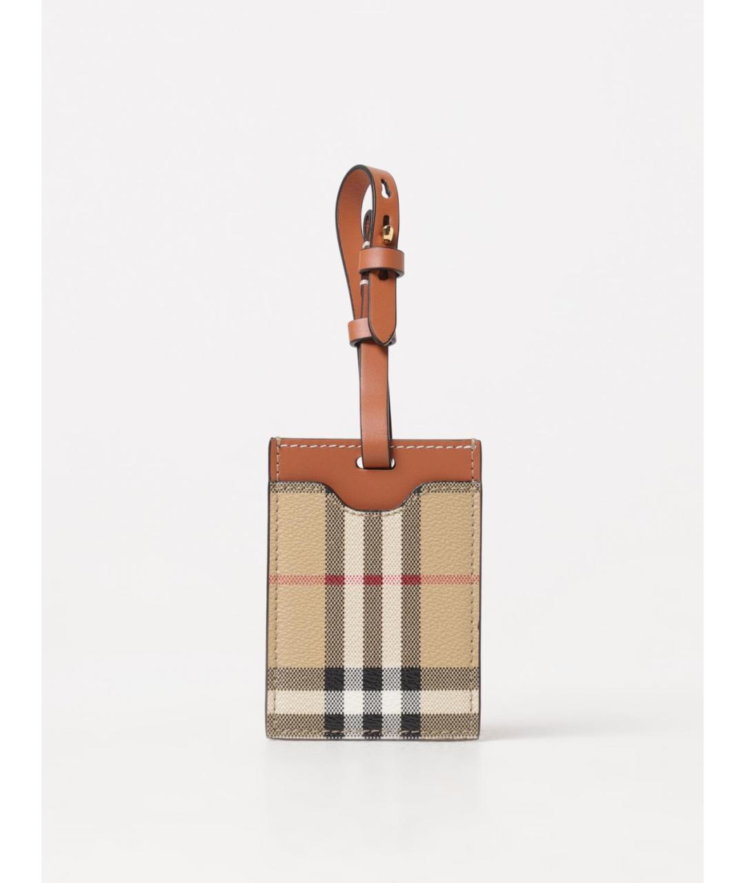 BURBERRY Бежевый брелок, фото 3