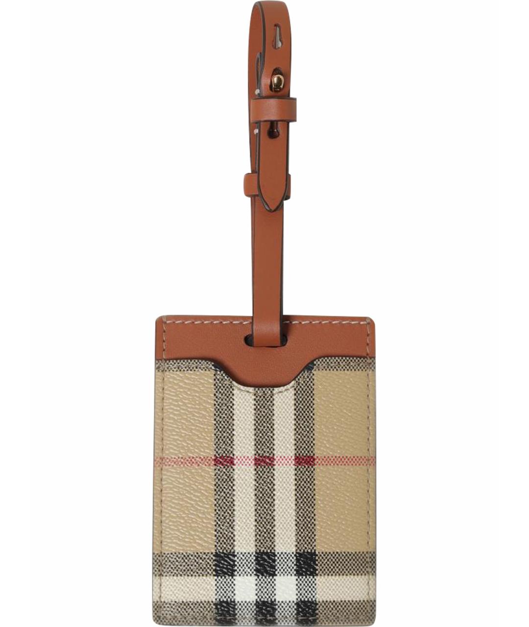 BURBERRY Бежевый брелок, фото 1