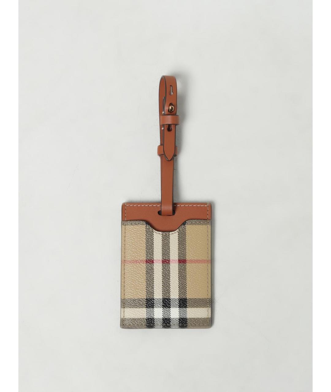 BURBERRY Бежевый брелок, фото 3