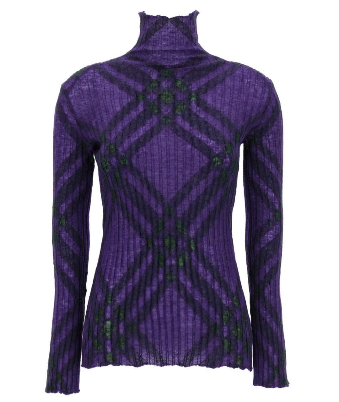BURBERRY Фиолетовый джемпер / свитер, фото 1