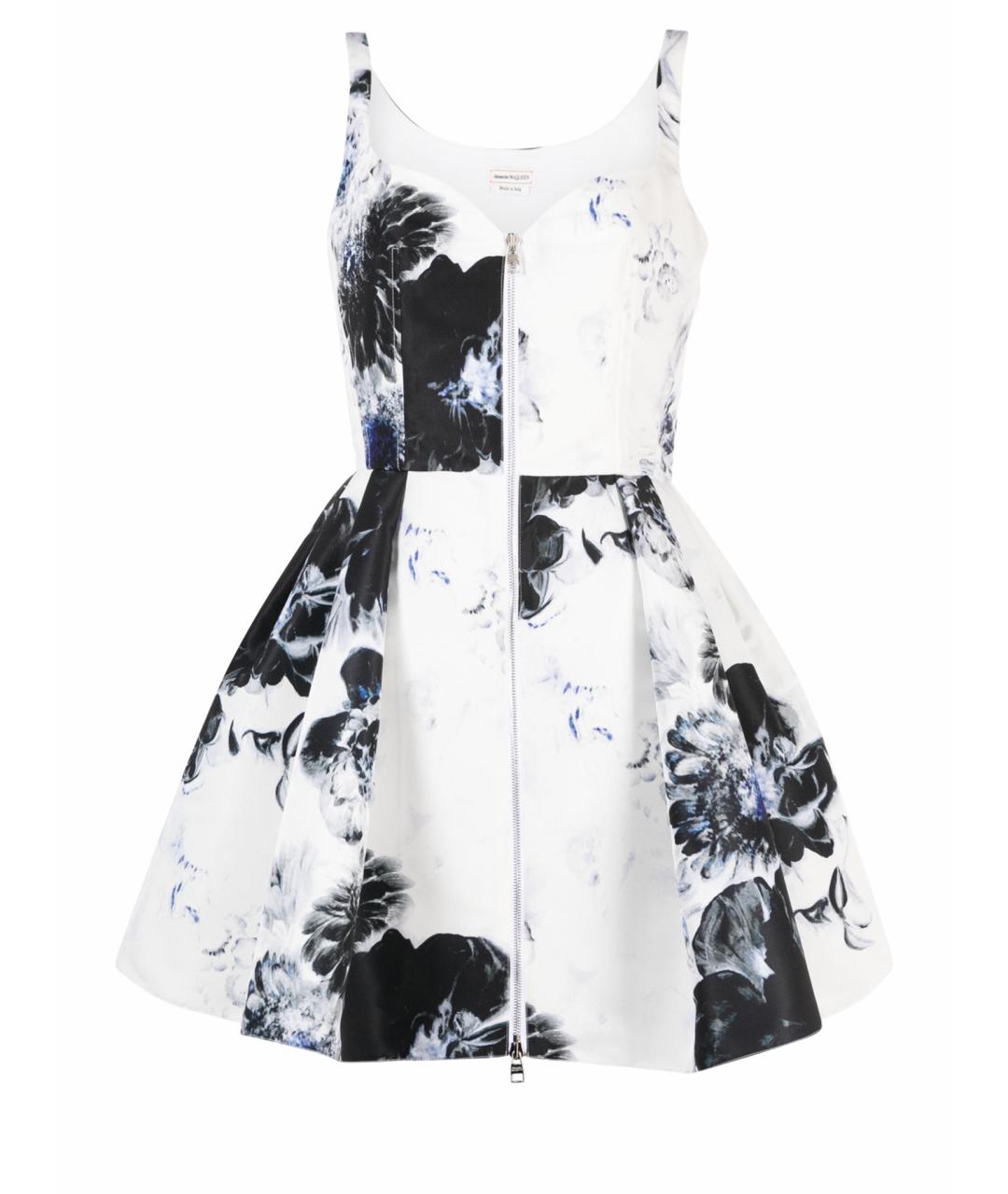 ALEXANDER MCQUEEN Мульти синтетическое платье, фото 1