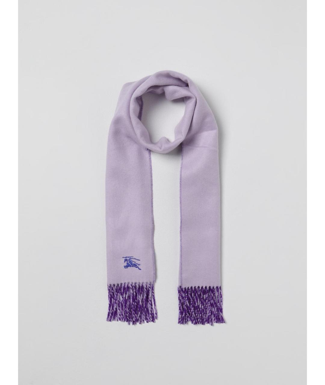 BURBERRY Фиолетовый шарф, фото 2