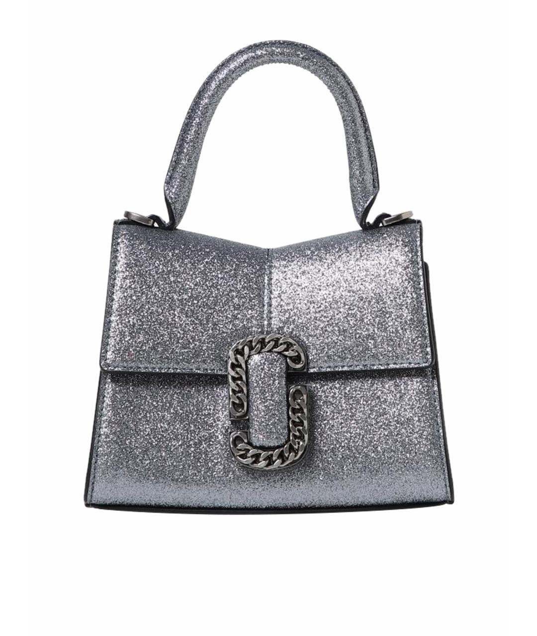 MARC JACOBS Серебряная сумка с короткими ручками, фото 1