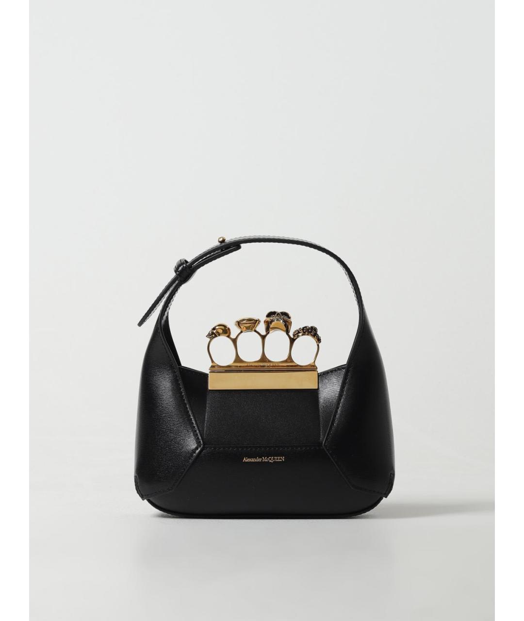 ALEXANDER MCQUEEN Черная сумка с короткими ручками, фото 5