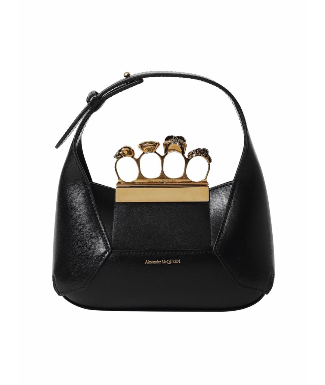 ALEXANDER MCQUEEN Черная сумка с короткими ручками, фото 1
