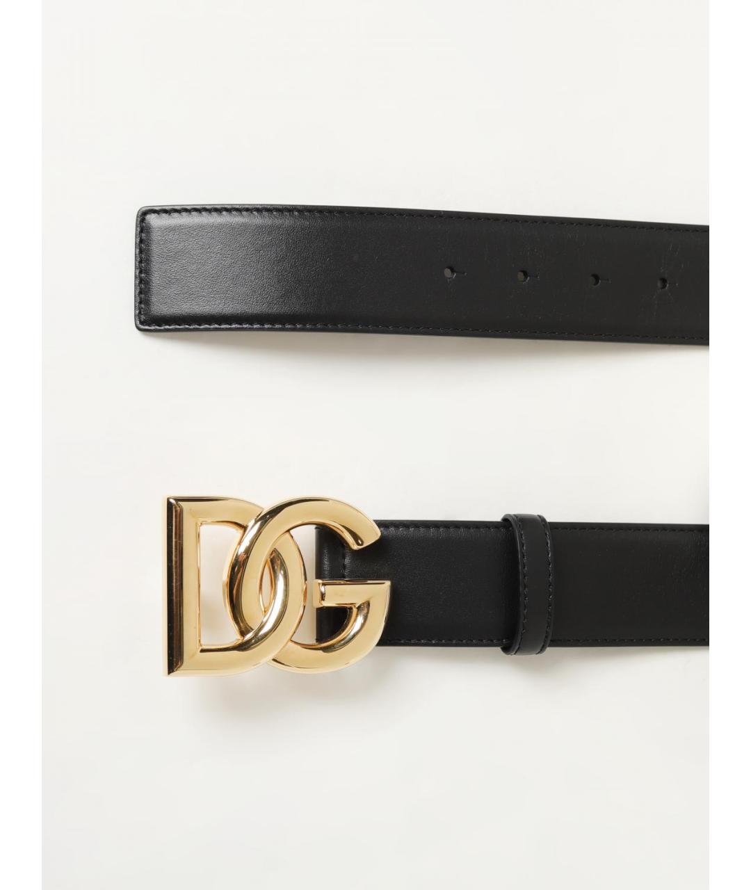 DOLCE&GABBANA Черный ремень, фото 3