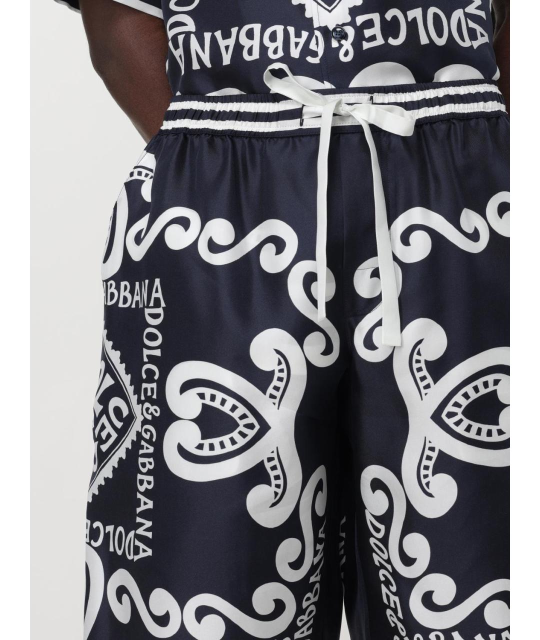 DOLCE&GABBANA Мульти шелковые шорты, фото 6