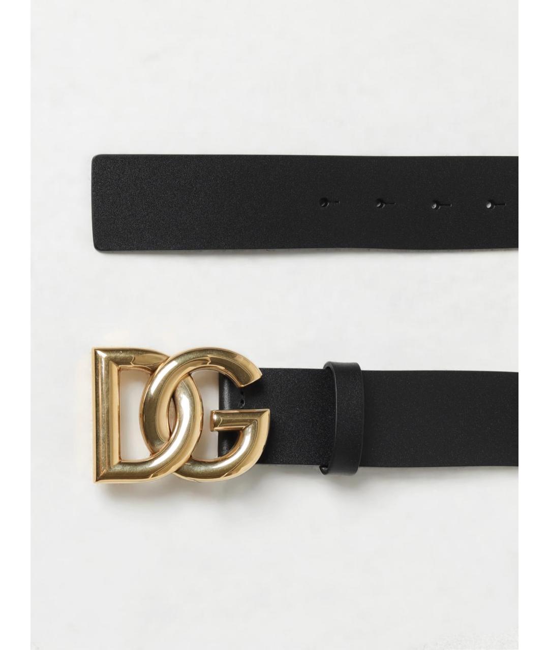 DOLCE&GABBANA Черный ремень, фото 3
