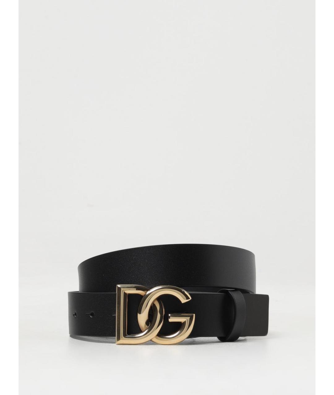DOLCE&GABBANA Черный ремень, фото 3