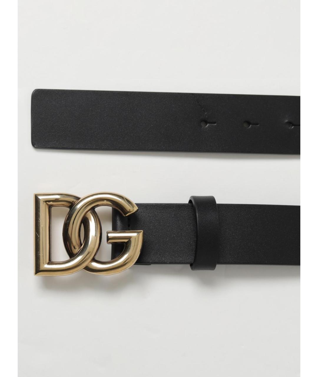 DOLCE&GABBANA Черный ремень, фото 2