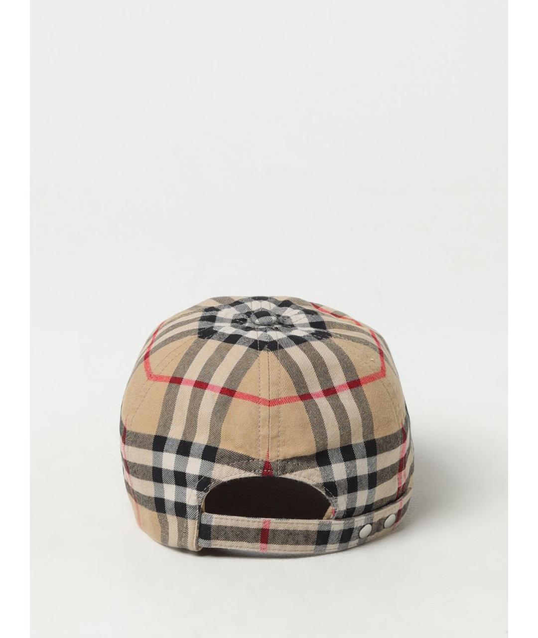 BURBERRY Бежевая хлопковая кепка/бейсболка, фото 3