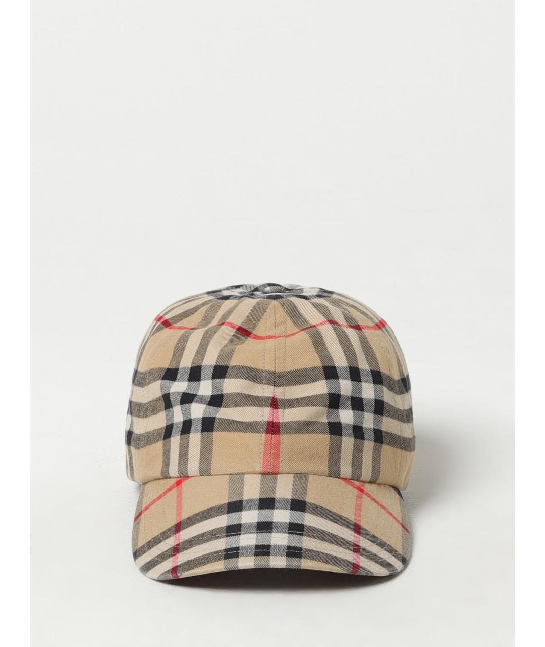 BURBERRY Бежевая хлопковая кепка/бейсболка, фото 2