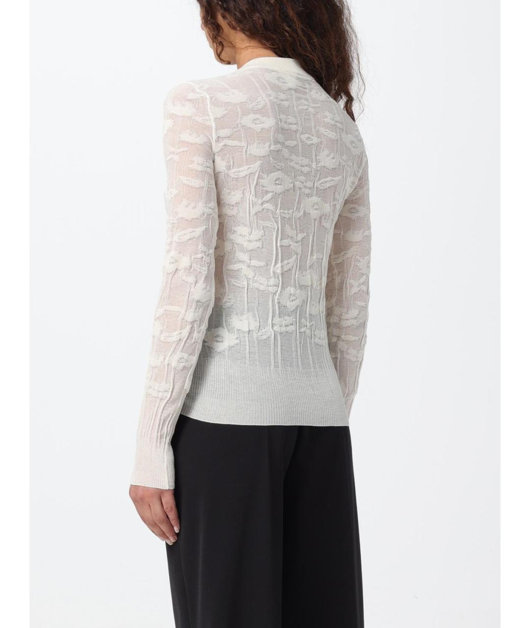 BOTTEGA VENETA Белый джемпер / свитер, фото 2