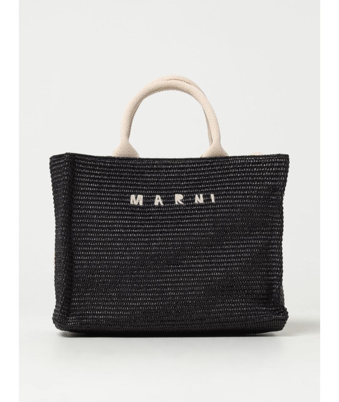 MARNI Черная сумка тоут, фото 6