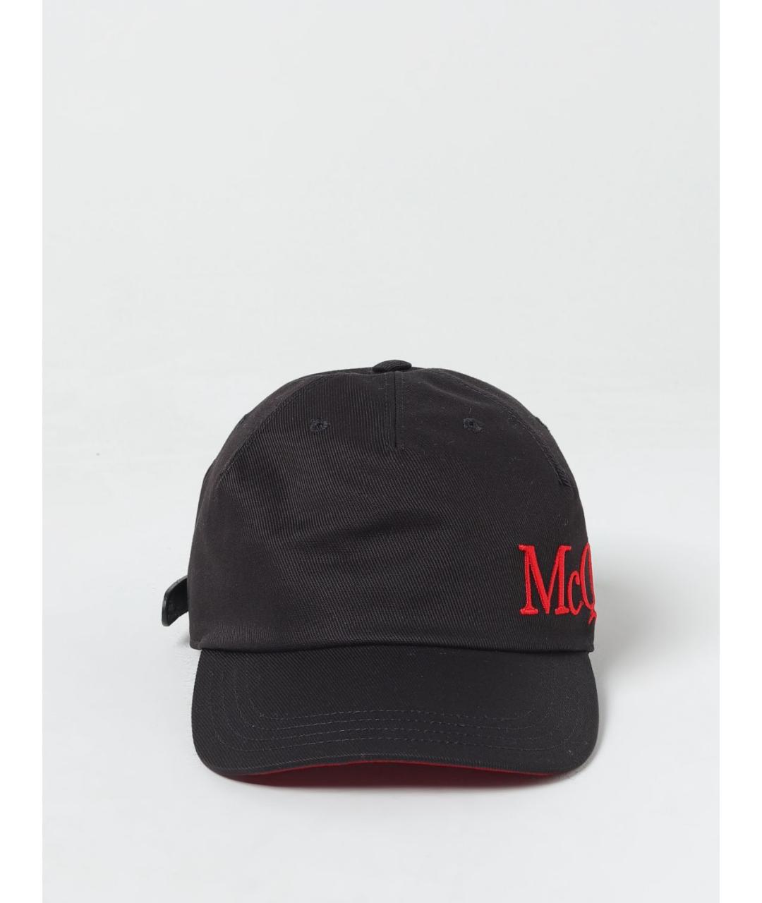 ALEXANDER MCQUEEN Черная хлопковая кепка/бейсболка, фото 3