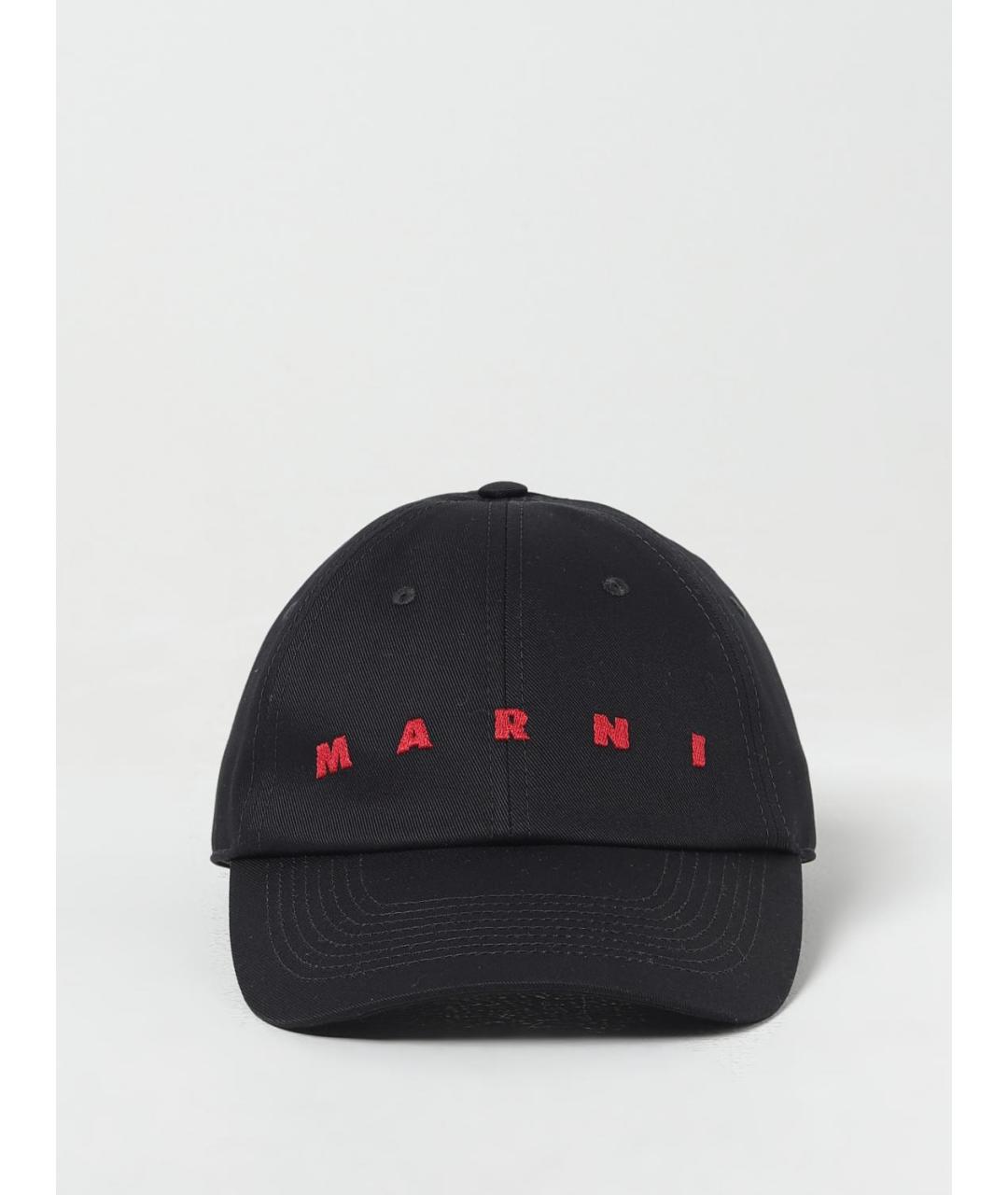 MARNI Черная хлопковая кепка/бейсболка, фото 3