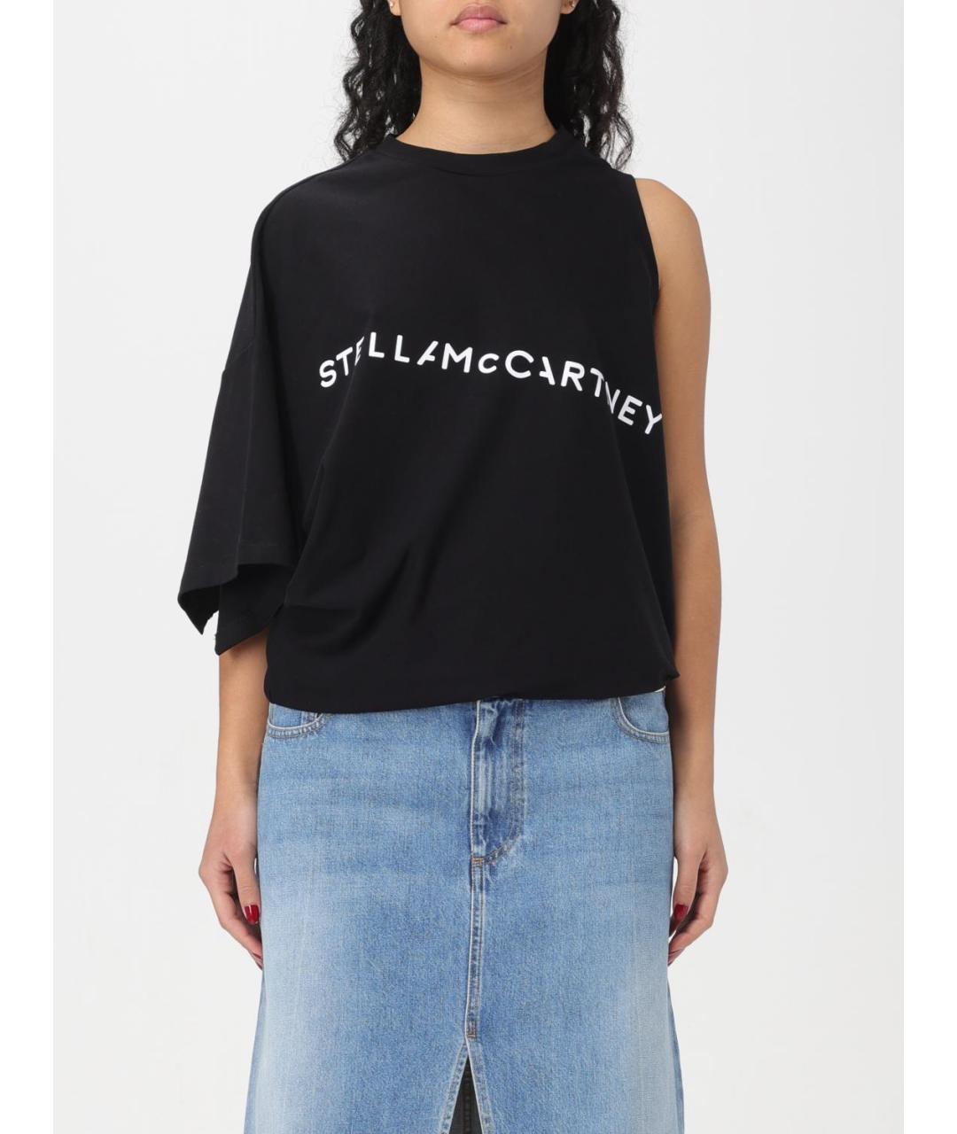 STELLA MCCARTNEY Черная майка, фото 2