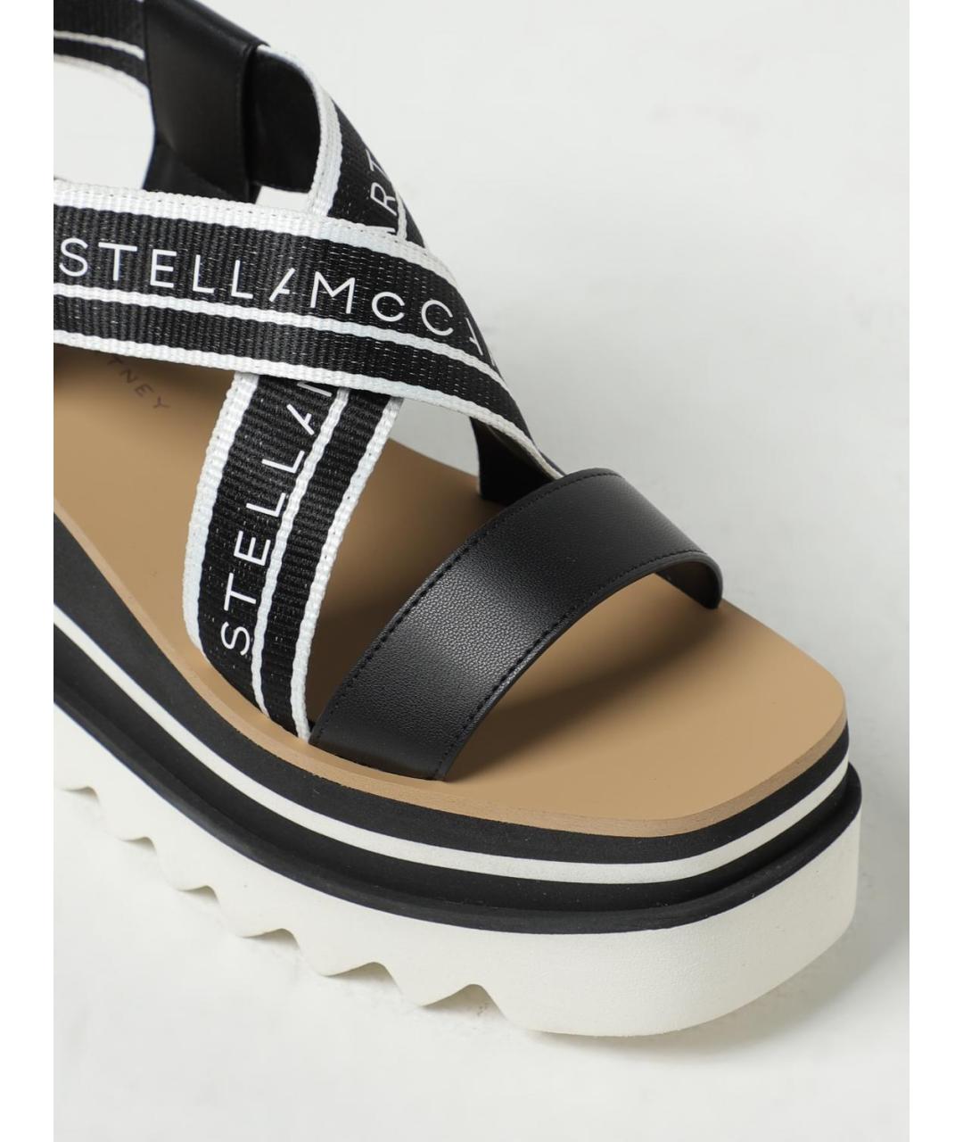 STELLA MCCARTNEY Черные босоножки, фото 4