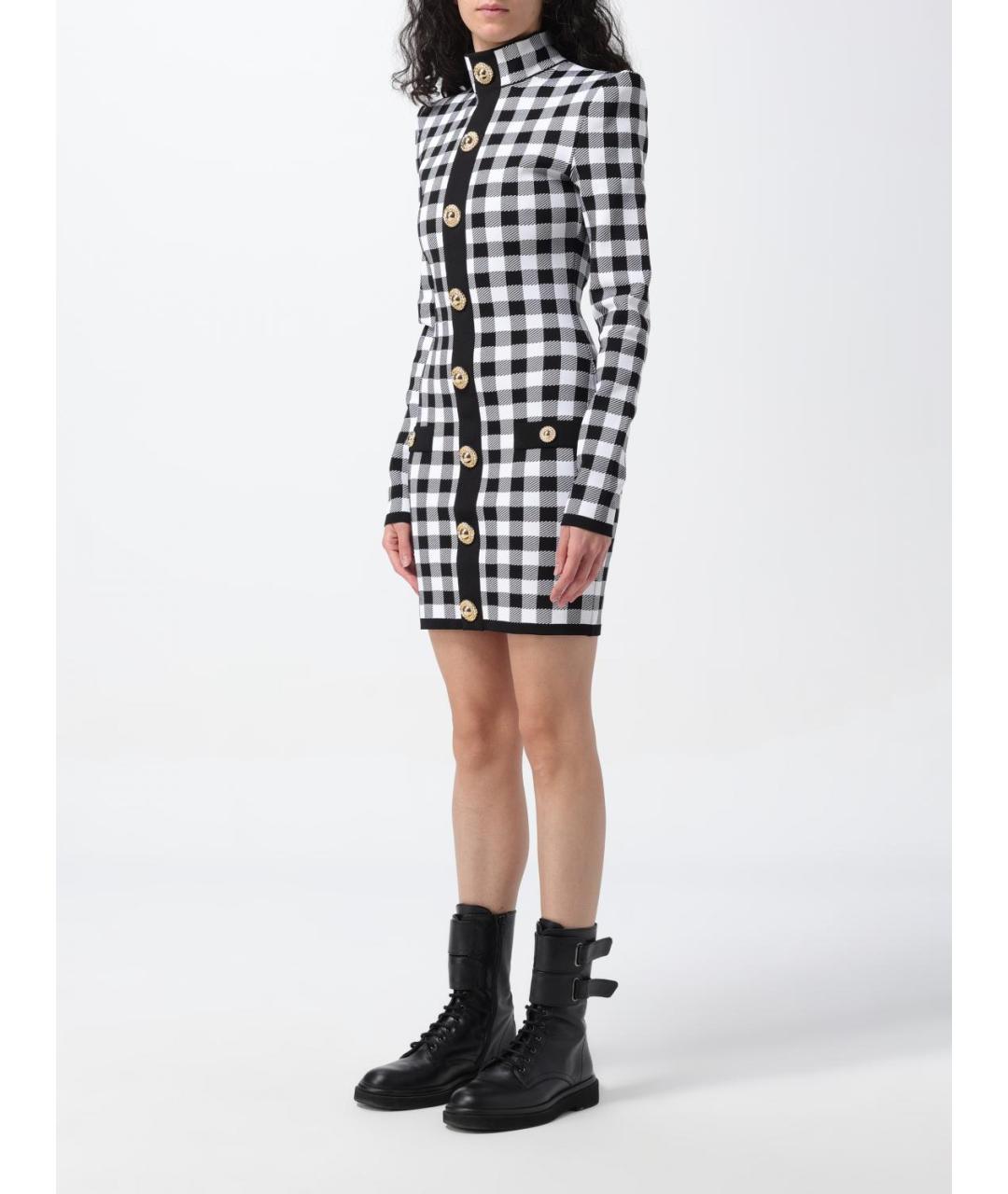 BALMAIN Мульти вискозное повседневное платье, фото 4